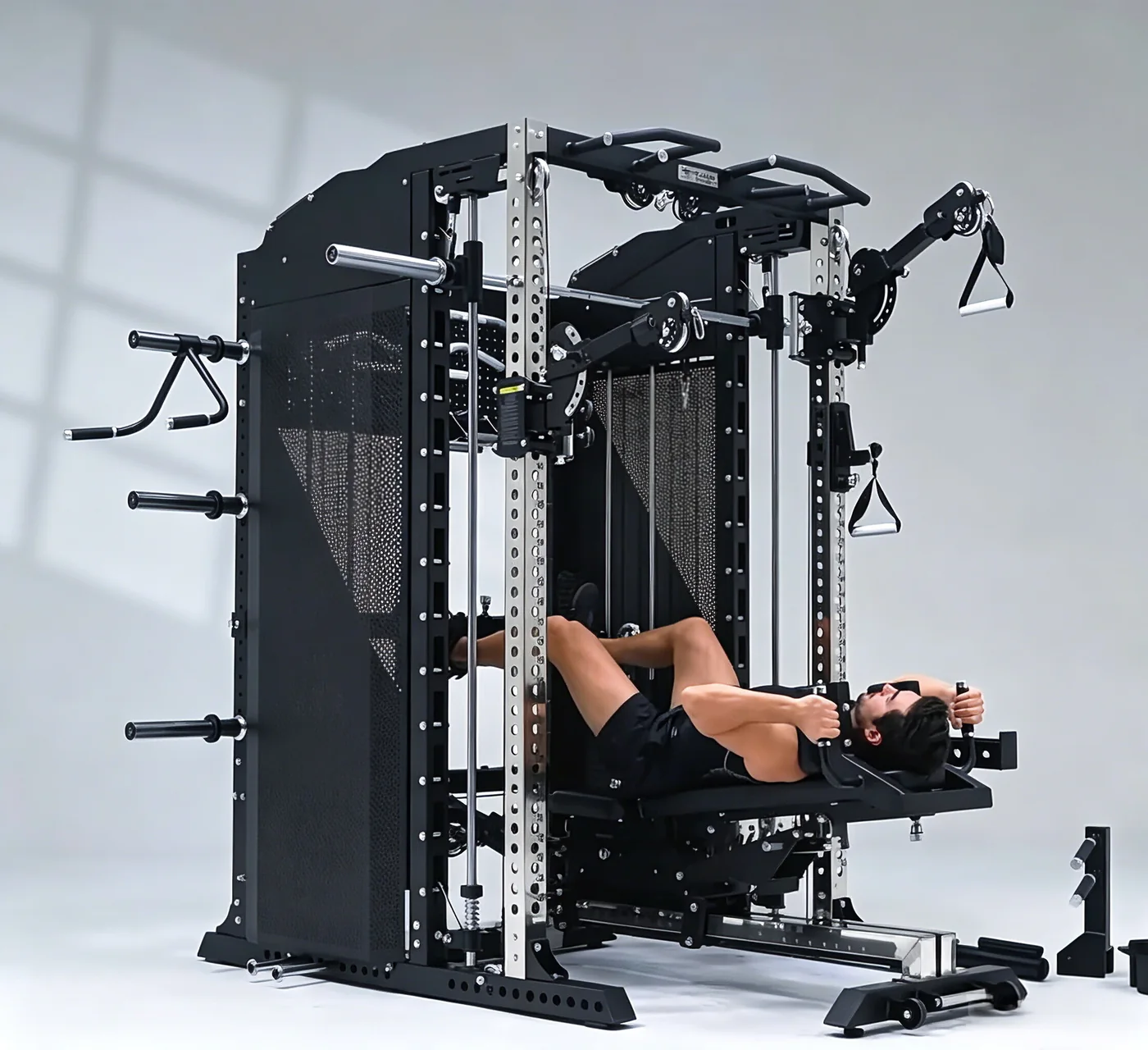 F90 Smith machine view 2